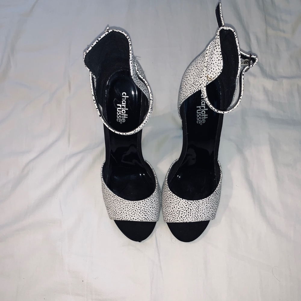 Open toe heels